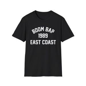 East Coast 1989 Boom Bap T Shirt (Mid Weight) | Soul-Tees.us - Soul-Tees.us