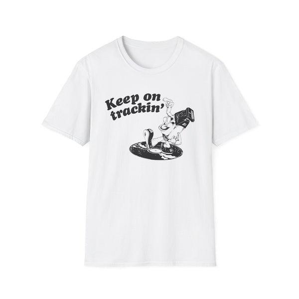 BLACK FRIDAY ONE OFF: Keep On Tracking T Shirt MEDIUM | 40% OFF