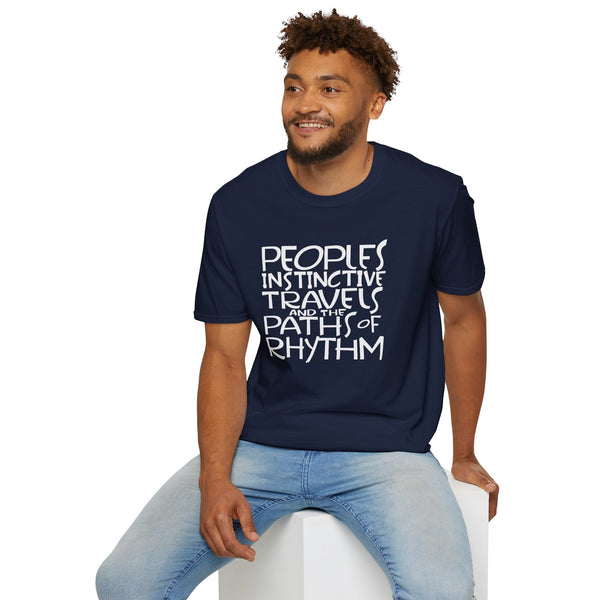 BLACK FRIDAY ONE OFF: People's Instinctive Travels T Shirt LARGE | 40% OFF