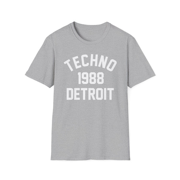 Techno Detroit 1988 T Shirt (Mid Weight) | Soul-Tees.us