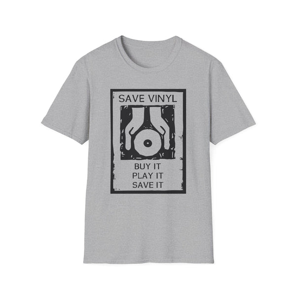 Save The Vinyl T Shirt (Mid Weight) | Soul-Tees.us