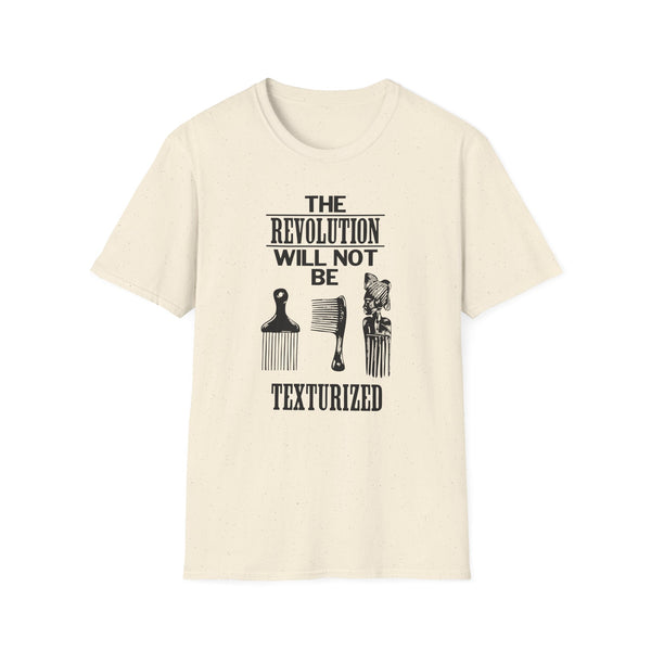 Revolution Will Not Be Texturised T Shirt (Mid Weight) | Soul-Tees.us