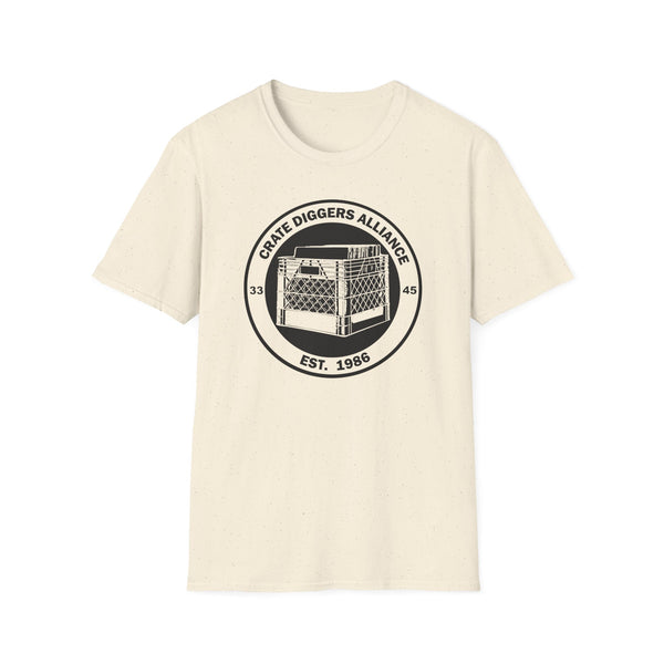 Crate Digger Alliance T Shirt (Mid Weight) | Soul-Tees.us - Soul-Tees.us