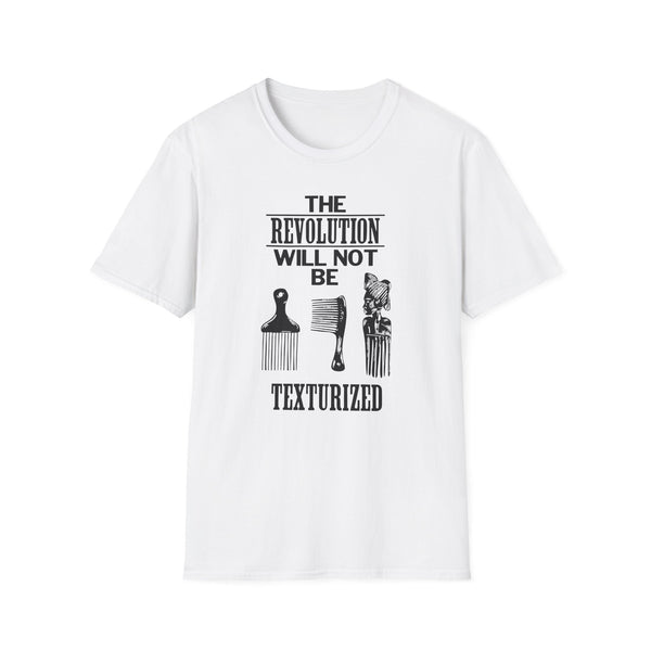 Revolution Will Not Be Texturised T Shirt (Mid Weight) | Soul-Tees.us