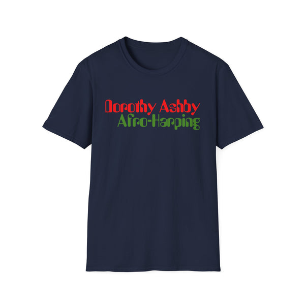 Dorothy Ashby Afro Harping T Shirt (Mid Weight) | Soul-Tees.us