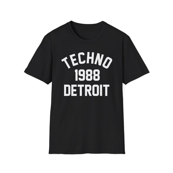 Techno Detroit 1988 T Shirt (Mid Weight) | Soul-Tees.us