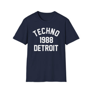 Techno Detroit 1988 T Shirt (Mid Weight) | Soul-Tees.us - Soul-Tees.us