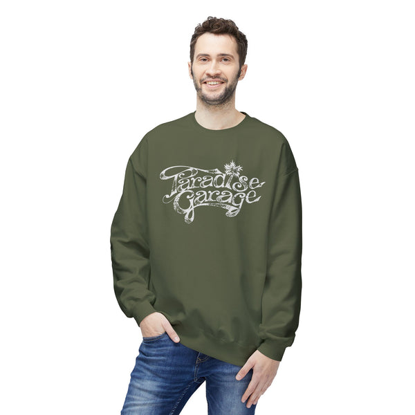 Paradise Garage Sweatshirt Jersey  Distressed Print