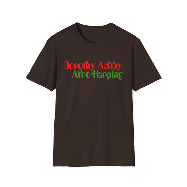 Dorothy Ashby Afro Harping T Shirt (Mid Weight) | Soul-Tees.us