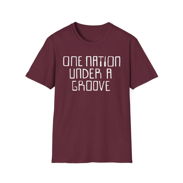 One Nation Under A Groove T Shirt (Mid Weight) | Soul-Tees.us - Soul-Tees.us