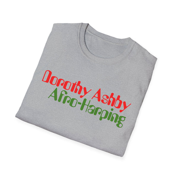 Dorothy Ashby Afro Harping T Shirt (Mid Weight) | Soul-Tees.us