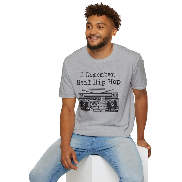 BLACK FRIDAY ONE OFF: I Remember Real Hip Hop T Shirt SMALL | 40% OFF