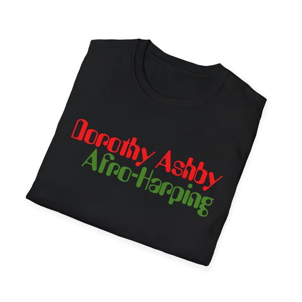 Dorothy Ashby Afro Harping T Shirt (Mid Weight) | Soul-Tees.us