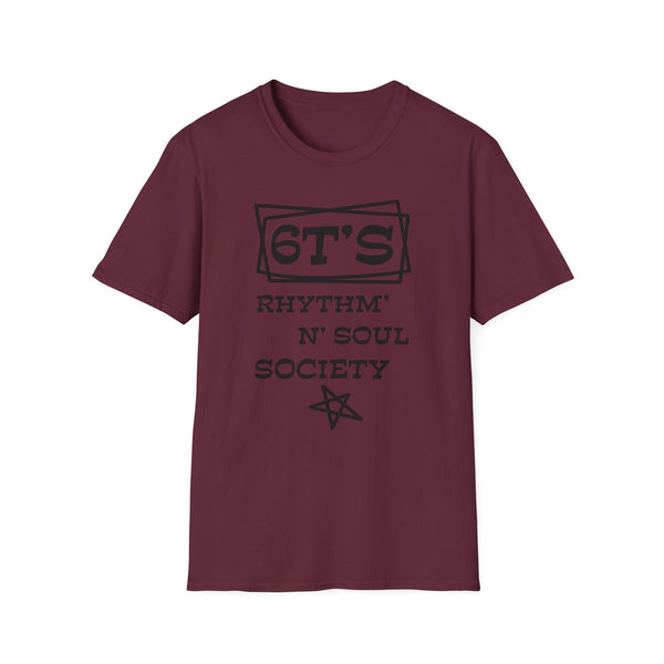 6T's Rhythm n Soul Society T Shirt (Mid Weight) | Soul-Tees.us - Soul-Tees.us