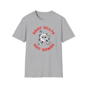 Drop Beats Not Bombs T Shirt (Mid Weight) | Soul-Tees.us - Soul-Tees.us
