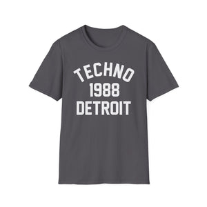 Techno Detroit 1988 T Shirt (Mid Weight) | Soul-Tees.us - Soul-Tees.us