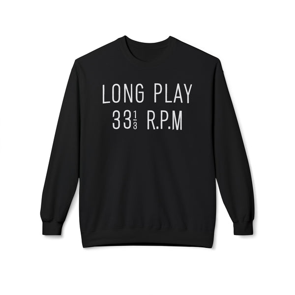 Long Play 33 1/3 RPM Sweatshirt Jersey