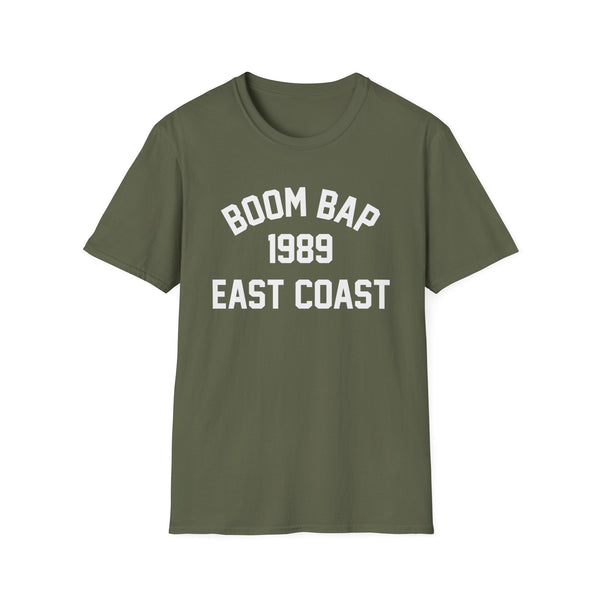 East Coast 1989 Boom Bap T Shirt (Mid Weight) | Soul-Tees.us