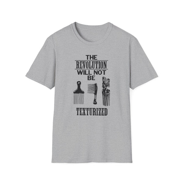 Revolution Will Not Be Texturised T Shirt (Mid Weight) | Soul-Tees.us